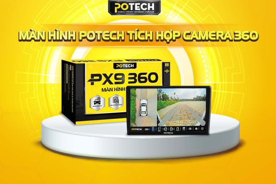 Màn hình Android kèm Cam360 Potech: Tính năng, cấu hình