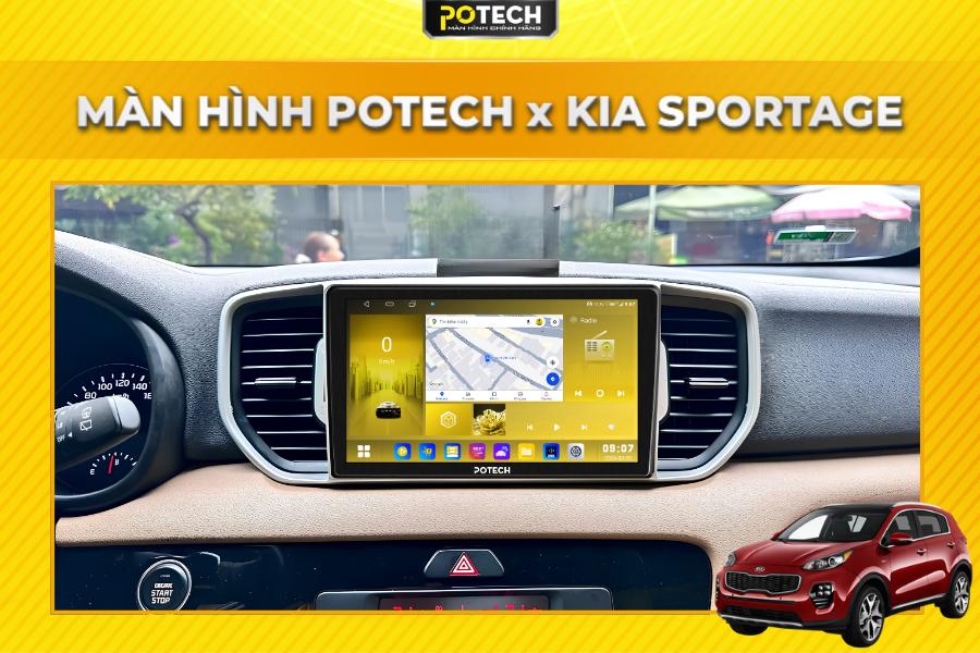 Màn hình Android Potech cho xe Kia Sportage